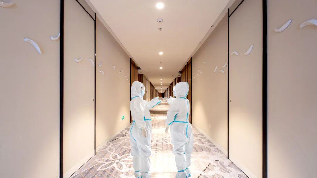 隔离旅馆医护职员