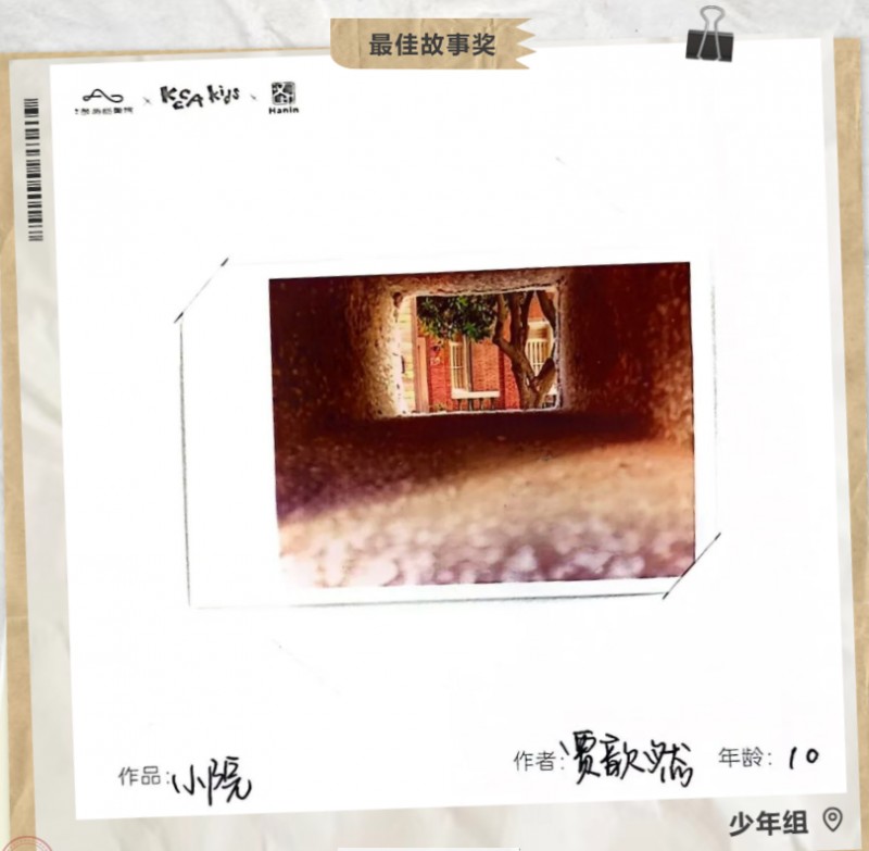 最佳故事奖 少年组